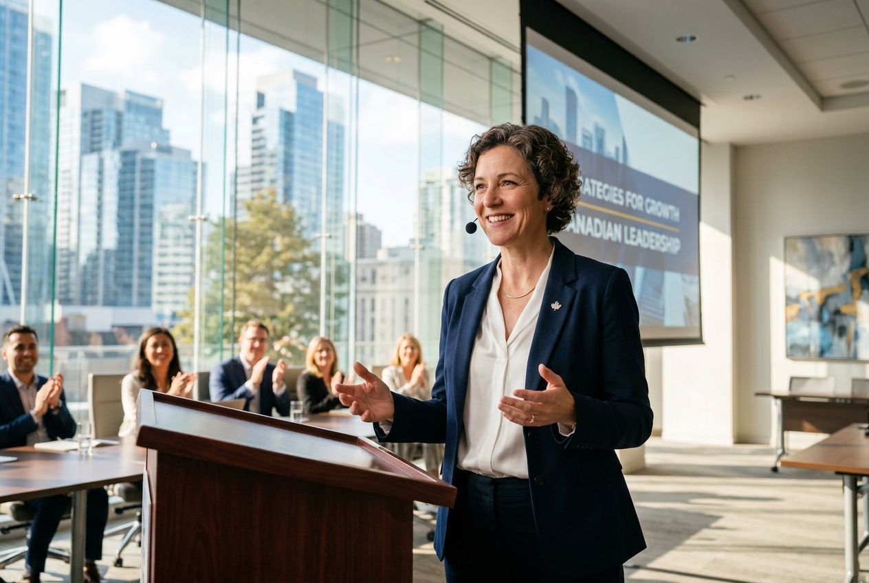 Women entrepreneurs and executive leaders in Calgary business conference